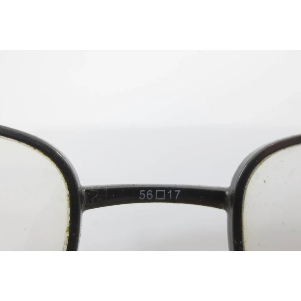 Max Mara MM 5102 GM Gunmetal Rectangular Eyeglasses Frames 56-17-145 Mens Womens